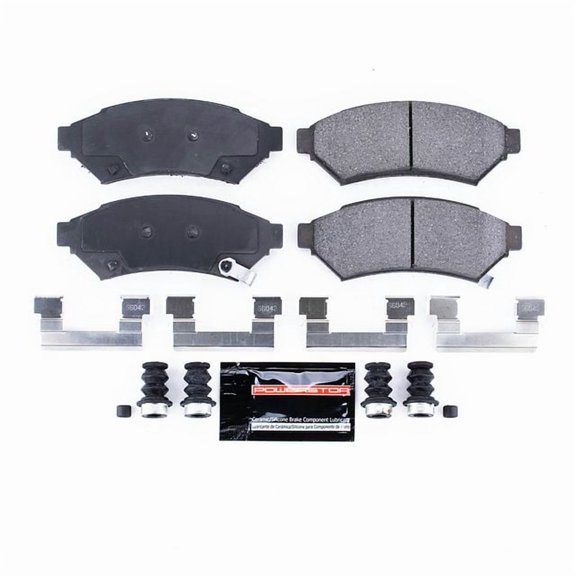 Power Stop Z23-1075 Z23 Evolution Sport Carbon Fiber-Ceramic Brake Pad -Front