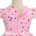 thumbnail image 6 of IDOPIP Toddler Party Dress Girls Butterfly Daisy sequins Princess Dress Ruffle Tulle Tutu Wedding Dress, 6 of 9