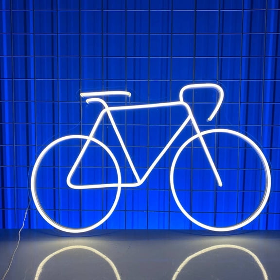 Glowneon Bicycle Neon Signs, Bicycle Led Light Decor Sign