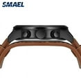 thumbnail image 3 of SMAEL Casual Sport Watches Mens Luxury Military Leather Waterproof  Watch Man Clock SL 9076 Fashion Wristwatch relogio masculino, 3 of 6