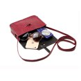 thumbnail image 2 of Miangastore Women's Leather Fashion Vintage Style Cross Body Shoulder Bag (Wine Red), 2 of 6