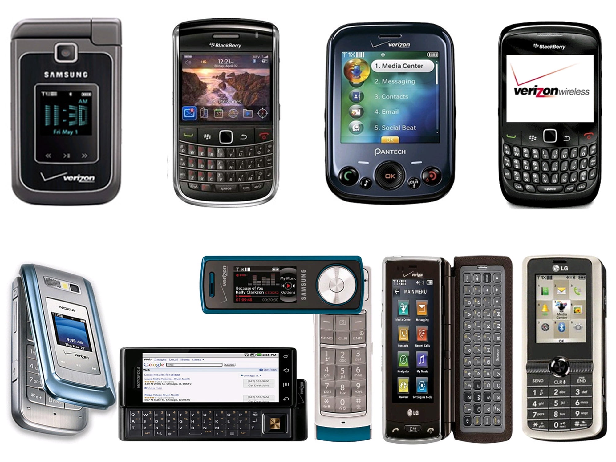 9 Pack Multi Color Toy Phone for Kids / Dummy Cell Phone for Kids