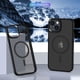 thumbnail image 2 of Funda TEKKU Matte Style para iPhone 15 PLUS Trans Negra compatible con MagSafe, 2 of 7