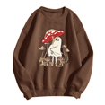 thumbnail image 5 of AYA Sweatshirts for Teen Girls Letter Print Hoodless Long Sleeved Pullover With Pockets, 5 of 5