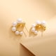 thumbnail image 4 of HomeKingdee 2 Pcs Fashion Letter C Shape Pearl Earrings - Cute Beautiful Earrings for Women for Wedding Anniversary Christmas Valentine Birthday Thanksgiving Gift, 4 of 5