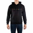 thumbnail image 3 of Mens Friends Sitcom Black Graphic Hooded Sweatshirt-5XL, 3 of 5