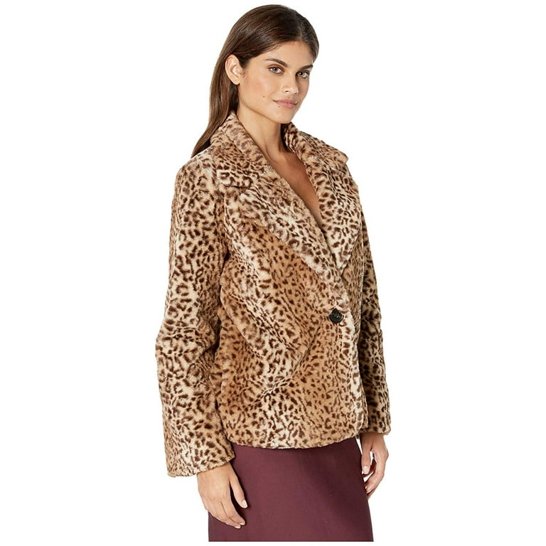 Kensie leopard jacket hot sale