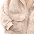 thumbnail image 3 of XYAIYT Girls Fleece Jackets Zip Up Hooded Child Warm Coat with Pockets Toddler Fashion Casual Fall Winter Outerwear, 3 of 4