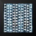 thumbnail image 2 of Vess, June Erica 15x15 Black Modern Framed Museum Art Print Titled - Indigo Impression III, 2 of 5