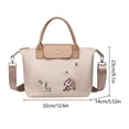 thumbnail image 4 of Bolso Hombro Compuesto PU para Mujer Duradero Con Compras Con (blanco), 4 of 9