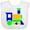 AA-White, variant on Inktastic Cute Colorful Train Boys or Girls Baby Bib