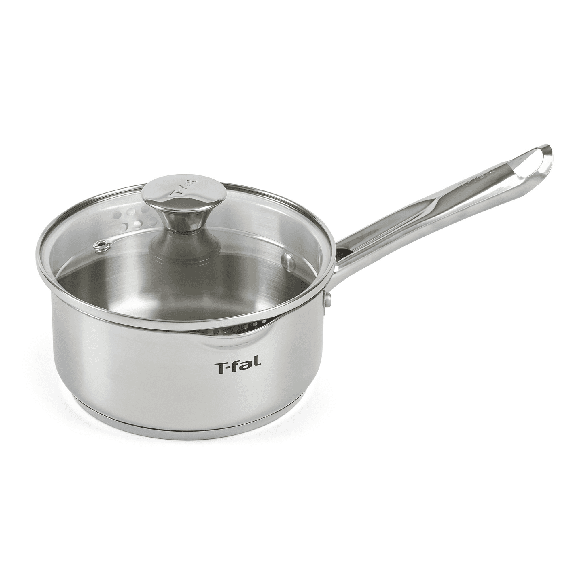 T-fal Nonstick Handy Pot Saucepan 3-Quart with Glass Lid Cookware Boiling Steam 