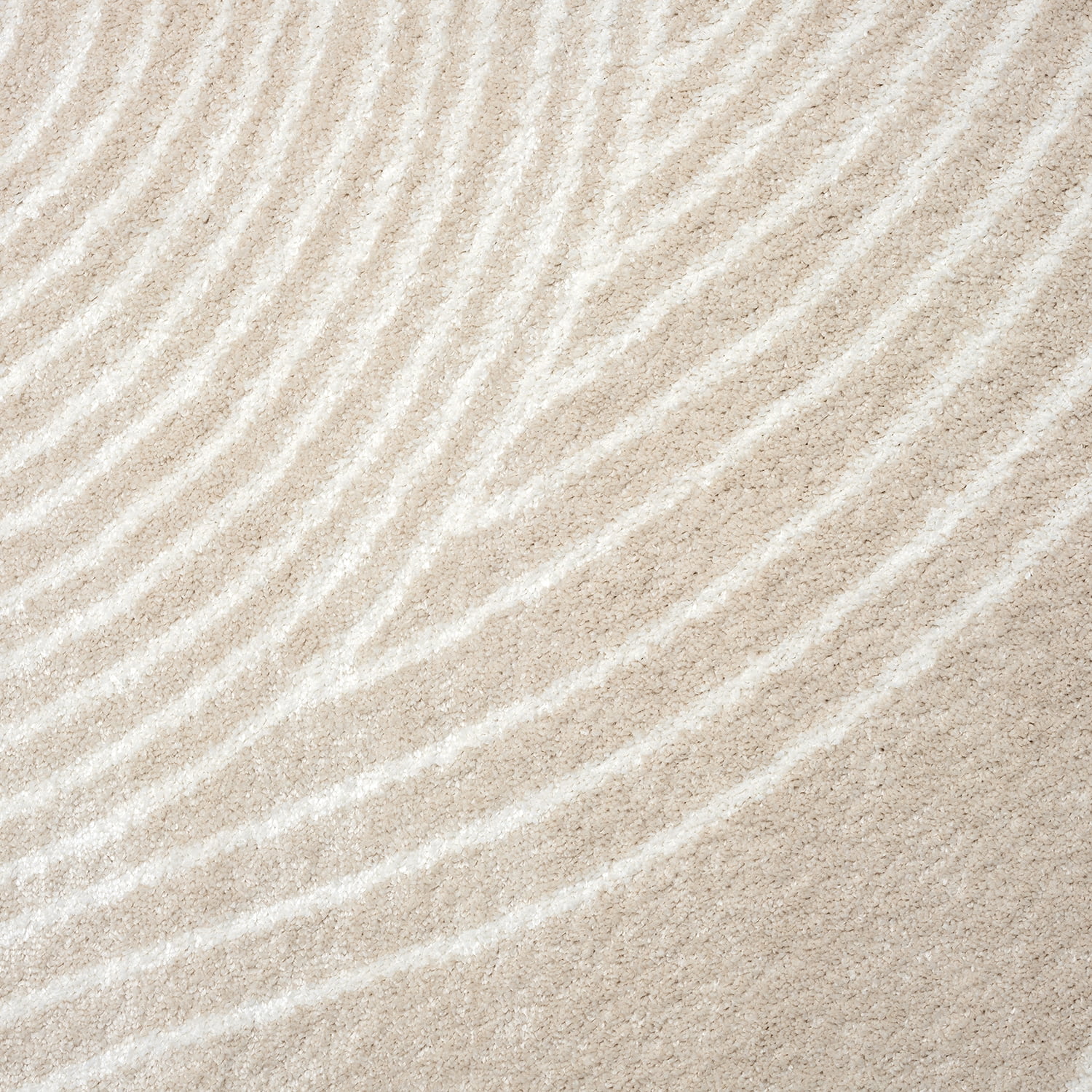 Abani Nuevo Collection Area Rug Mid Century Modern Bedroom Living Room Decor Floor Rug 5 x 8 Beige Cream