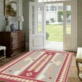 thumbnail image 2 of 4'x6' bathroom carpet area carpet for living room dining room area rug farmhouse area rug washable area rug, 2 of 10