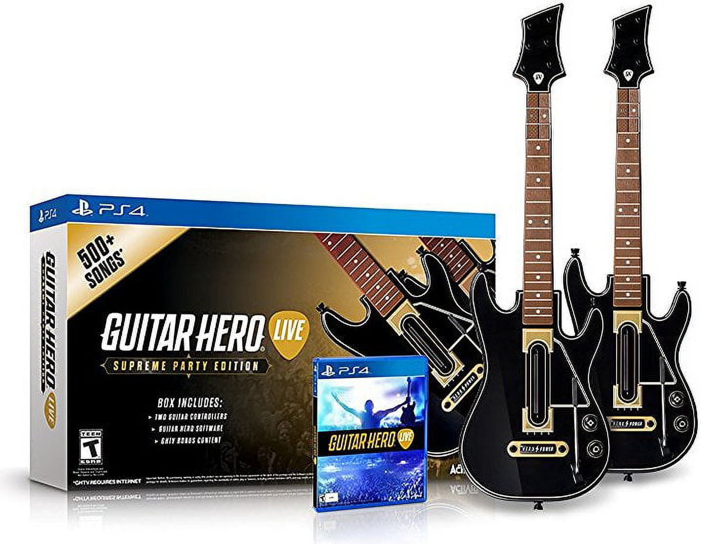 Guitar Hero Live Supreme Party Edition 2 Pack Bundle - PlayStation