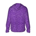 thumbnail image 2 of Picia Glitter Purple Women's Men's UPF 50+ Sun Protection Hoodie Shirt Long Sleeve SPF Fishing Outdoor UV Hiking Lightweight Shirts-, 2 of 9