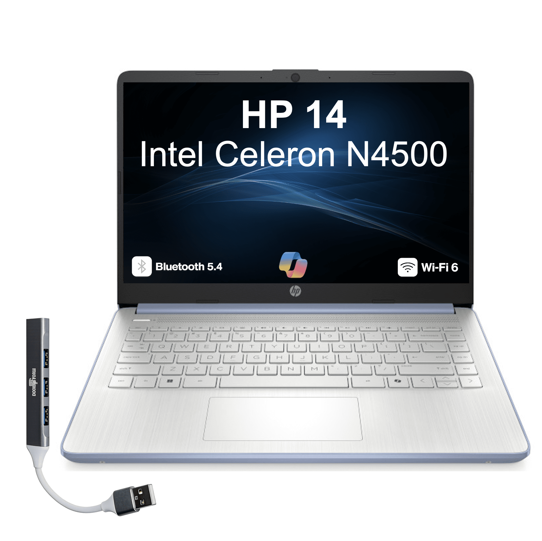 HP 14 Inch HD Student&Business Laptop, Intel Pentium N5030,4GB