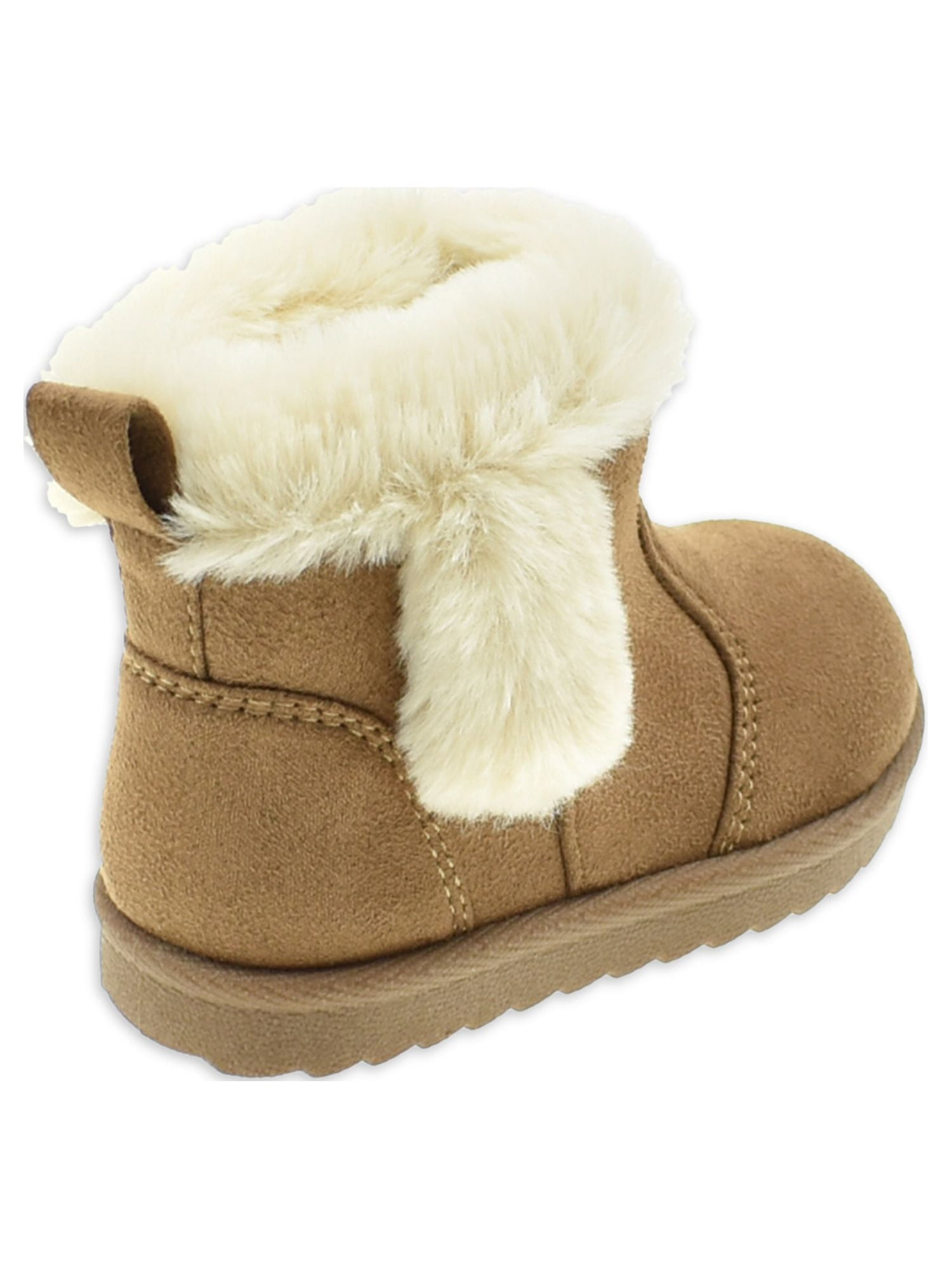 Wonder Nation Baby Girl Faux Shearling Boot, Sizes 2-6