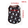 thumbnail image 3 of Racsoh Halloween Pumpkin Ghost Print Pet Vest, Cute Festival Party Tank Top for Dogs and Cats, Elastic Breathable Photography Costume, for Small Medium Pets (Black, XL), 3 of 8