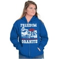 thumbnail image 5 of Freedom Don't Take It For Granite Pun Zip Up Hoodie Men's Women's Brisco Brands M, 5 of 6