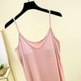 thumbnail image 3 of DJskiyers Womens Built in Bra Camisole Crew Neck Nightgown Spaghetti Straps Tank Dress Sleeveless Chemise Trendy Night Dress, 3 of 9