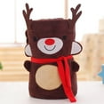 thumbnail image 3 of Matoen Christmas Throw Blanket Under $10, Holiday Christmas Kid Fleece Soft Plush Warm Winter Throw Blanket, Christmas Gift for Kids (Reindeer, 39.4x31.5 inch), 3 of 9