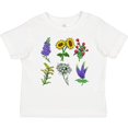 thumbnail image 3 of Inktastic Group of Beautiful Wildflowers Boys or Girls Baby T-Shirt, 3 of 5