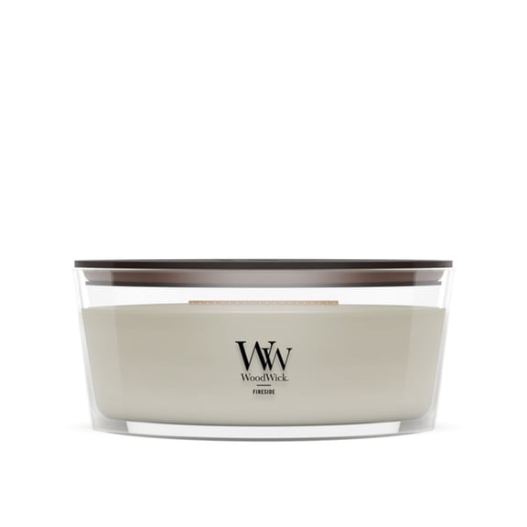 WoodWick Ellipse Scented Candle, Fireside, 16 oz