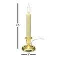 thumbnail image 2 of IMC (#BSE600T) Cape Cod Electric Window Candle w/ Timer, Brass - 9.5" (Qty 1), 2 of 4