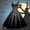 Black, variant on Women Casual Dress for Women Fashionable Swing Long Casual Dress with Halloween Print Elegant Everyday Wear for Seasonal Style Gold S