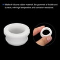 thumbnail image 4 of Uxcell 6Pcs Snap Rubber Grommet Plug Mount Dia 25mm ID 20mm Seal Anti-Scratch Electrical Box Cable Pipe White, 4 of 6