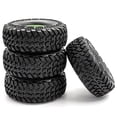 thumbnail image 2 of Car Tires with Wheel Rims Replacement for 110 -4 Axial SCX10 90046 90047 CC10Car, 2 of 6