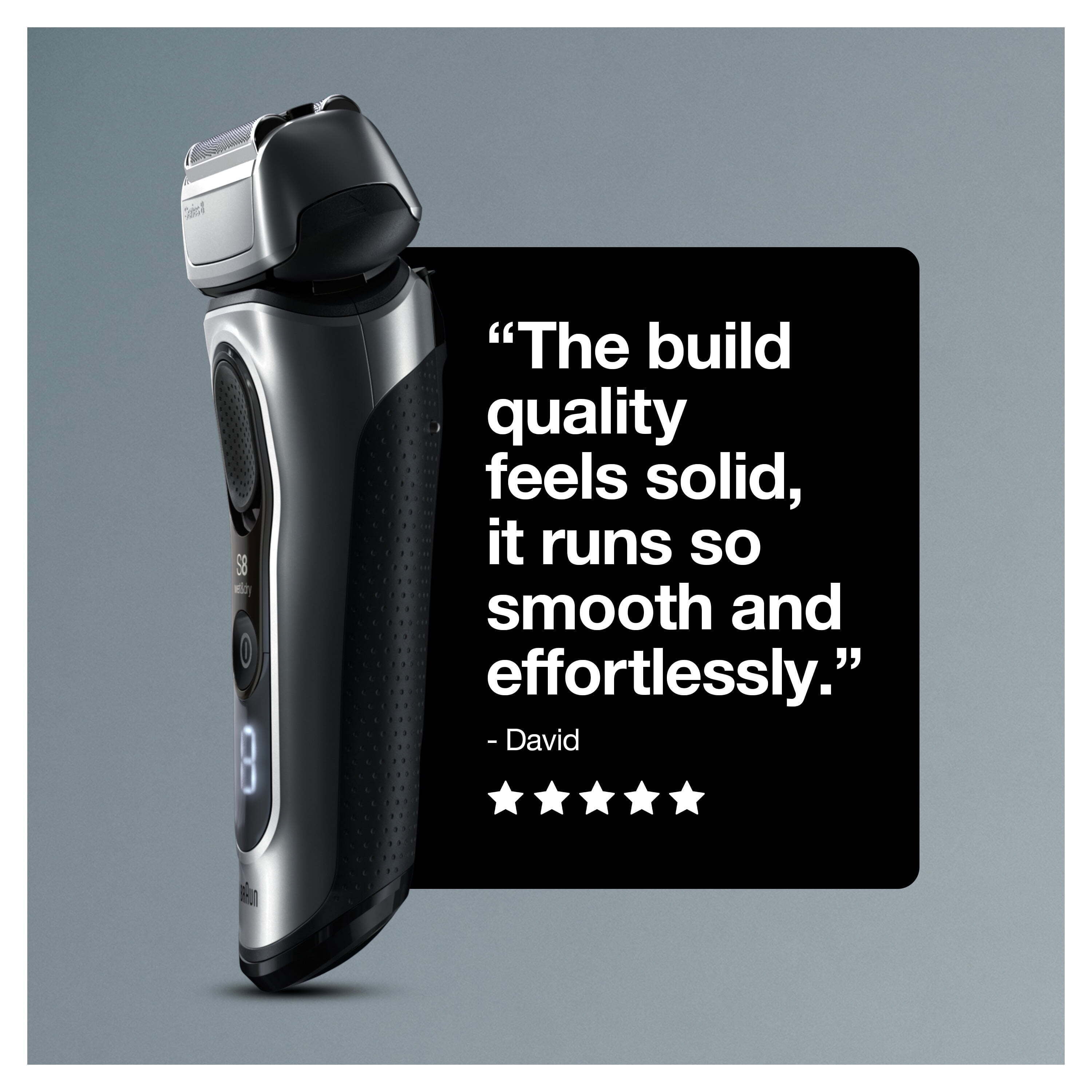 Braun Series 8 8457CC Electric Shaver, Wet & Dry, Beard Braun Series 8 8457CC Electric Shaver, Wet & Dry, Beard