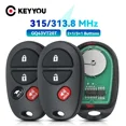 thumbnail image 2 of KEYYOU 315MHz GQ43VT20T Remote Car Key Fob For Toyota Sienna Camry Highlander Aurion 2004-2018 Replacement 3/4 Buttons, 2 of 7