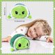 thumbnail image 2 of Double Sided Turtle Plush Happy Sad Turtle Fluffy Cute Mini Plush Turtle For All Ages Green, 2 of 5