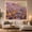 Snowy European City, variant on European City Skyline in Golden Sunset with Cathedral Dome Romantic Vintage for Home Lovers Cityscape Wall Art Housewarming Gift Tapestry Wall Hanging for Bedroom and Living Room