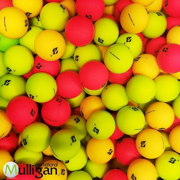 Mulligan - 48 Bridgestone e12 Soft Mix 5A Recycled Used Golf Balls, Color