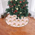 thumbnail image 2 of FMSHPON Funny Dog Xmas Christmas Tree Skirt Stand Mat for Holiday Party Decoration Indoor Outdoor 36 inches, 2 of 3