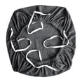thumbnail image 1 of Fundas para sillas de oficina, protector de cojín de asiento, protector de muebles, lavable a máquina Gris oscuro, 1 of 8