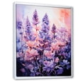 thumbnail image 2 of Designart "pasture Lavender Enchantment I" Floral & Botanical Floater Framed Canvas Wall Art, 2 of 7
