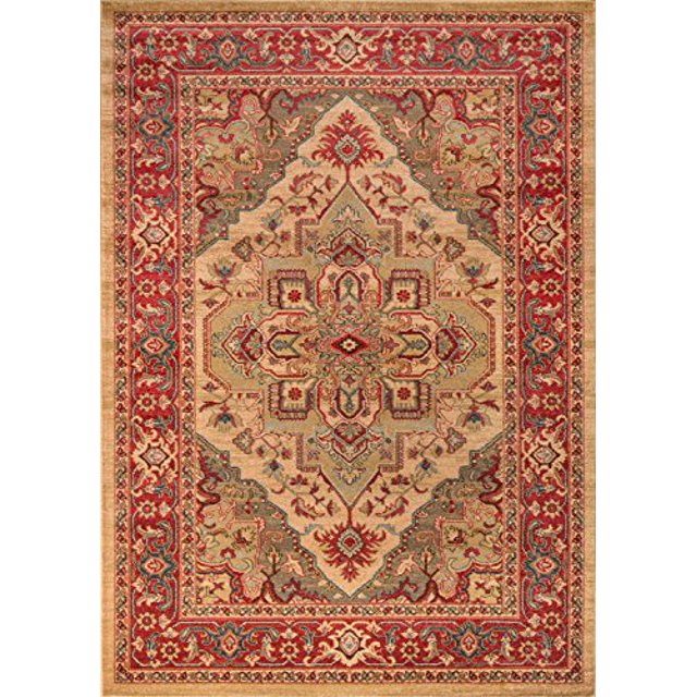 Momeni Rugs Ghazni Collection, Traditional Area Rug, 311" x 57", Beige