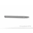 thumbnail image 3 of Sg41D Tree Shape Solid Carbide Burr Bur Cutting Tool Die Grinder Bit 1/8", 3 of 5