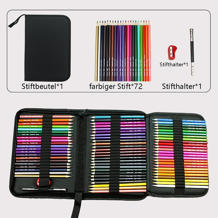 SCHPIRERR FARBEN 96 Color Pencil Set Professional Named & Numbered, Oil  Based