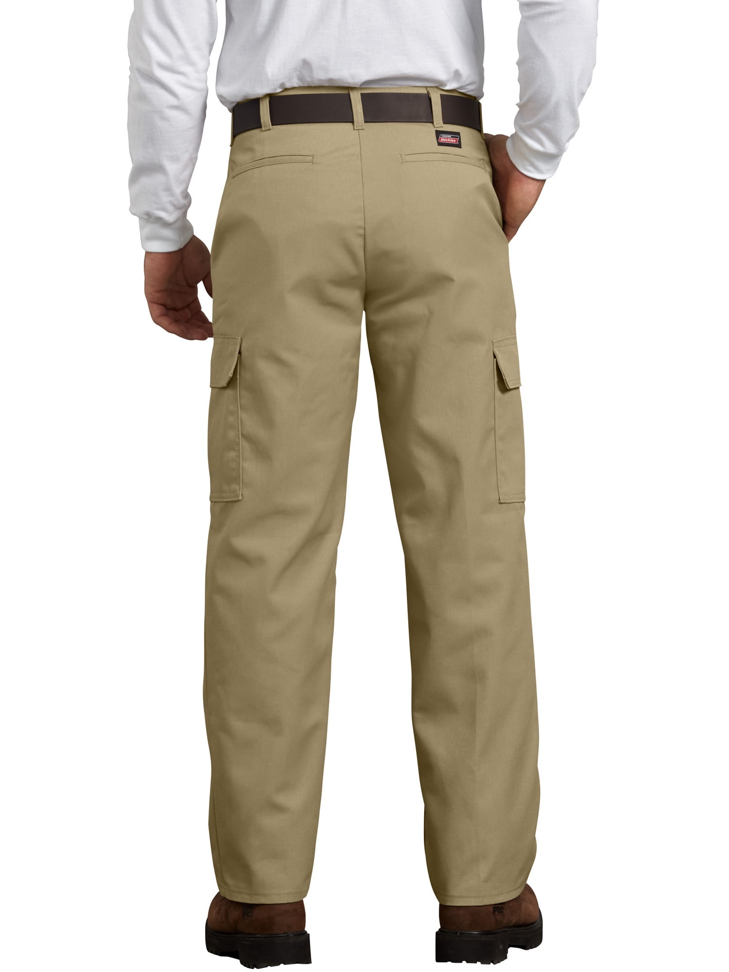 Genuine Dickies Men's and Big Men's Relaxed Fit Flat Front Cargo 