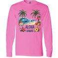 thumbnail image 3 of Inktastic Aloha Hawaii Tropical Beach Surfboard Design Long Sleeve T-Shirt, 3 of 5