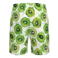 thumbnail image 6 of Naloa Green Kiwi Men's Beach Shorts, Surfing shorts, Swim trunks, Quick Dry Swim Trunks for Surfing Beach Fun - XX-Large, 6 of 9