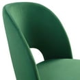 thumbnail image 5 of Modway Rouse Performance Velvet Dining Side Chair in Emerald, 5 of 8