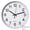 Silver, variant on Clockswise Silver 14-In Analog Clock – Silent, Non-Ticking for Wall Battery-Operated Perfect for Home Office, Farmhouse Kitchen, Entryways, Dining Rooms and Bedroom Decor, School and Bathroom Clock
