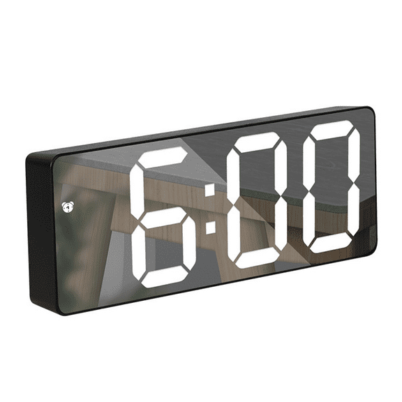 DESIGNICE Alarm Clock,Space-Saving Integrated Clock for Bedroom,Convenient Multi-Functional Alarm Clocks