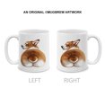 thumbnail image 2 of WIRESTER 11 Oz Ceramic Tea Cup Coffee Mug, Pembroke Welsh Corgi Dog Butt Looking Back, 2 of 7